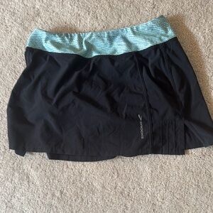 Brooks Black Skirt with Light Blue Waistband